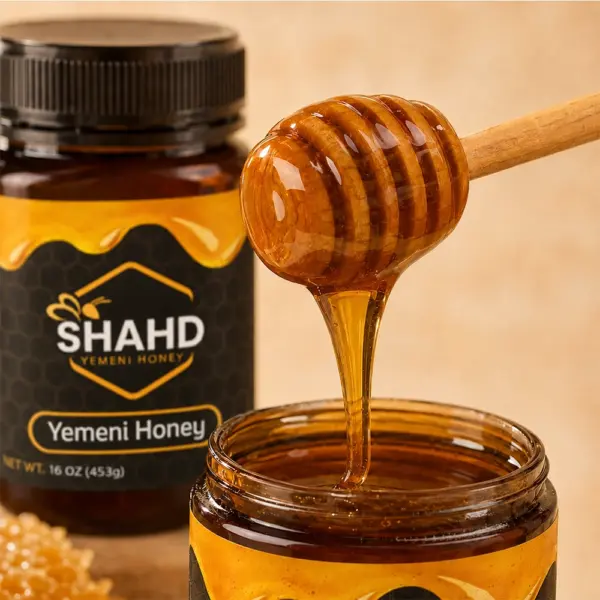 shahd yemeni honey 16 OZ 04 Yemeni Sidr Honey from Shabwa – 16 oz