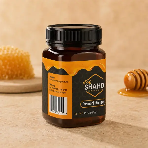 shahd yemeni honey 16 OZ 06 Yemeni Sidr Honey from Shabwa – 16 oz