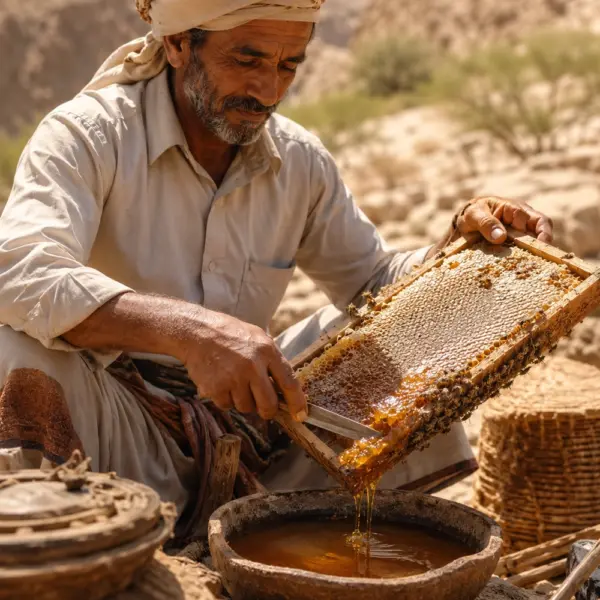 shahd yemeni honey 16 OZ 07 Yemeni Sidr Honey from Shabwa – 16 oz