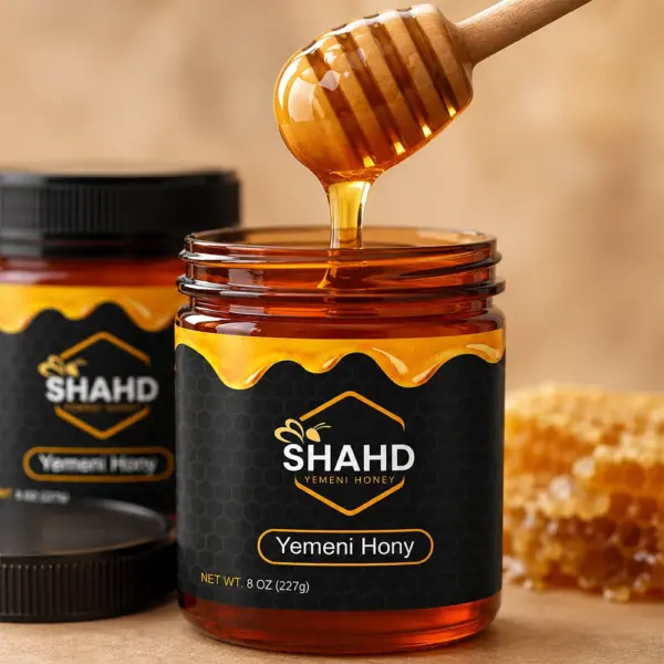 shahd yemeni honey 8 OZ 04 Yemeni Sidr Honey from Shabwa – 8 oz